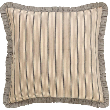 Sawyer Mill Charcoal Fabric Euro Sham 26x26 VHC Brands - The Fox Decor
